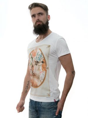 tshirt-white-cannis-lupus-for-men-exclusive-design-Stezzo-Vivere