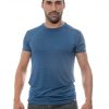 tshirt-blue-for-men-Stezzo-Vivere-Casual-Collection